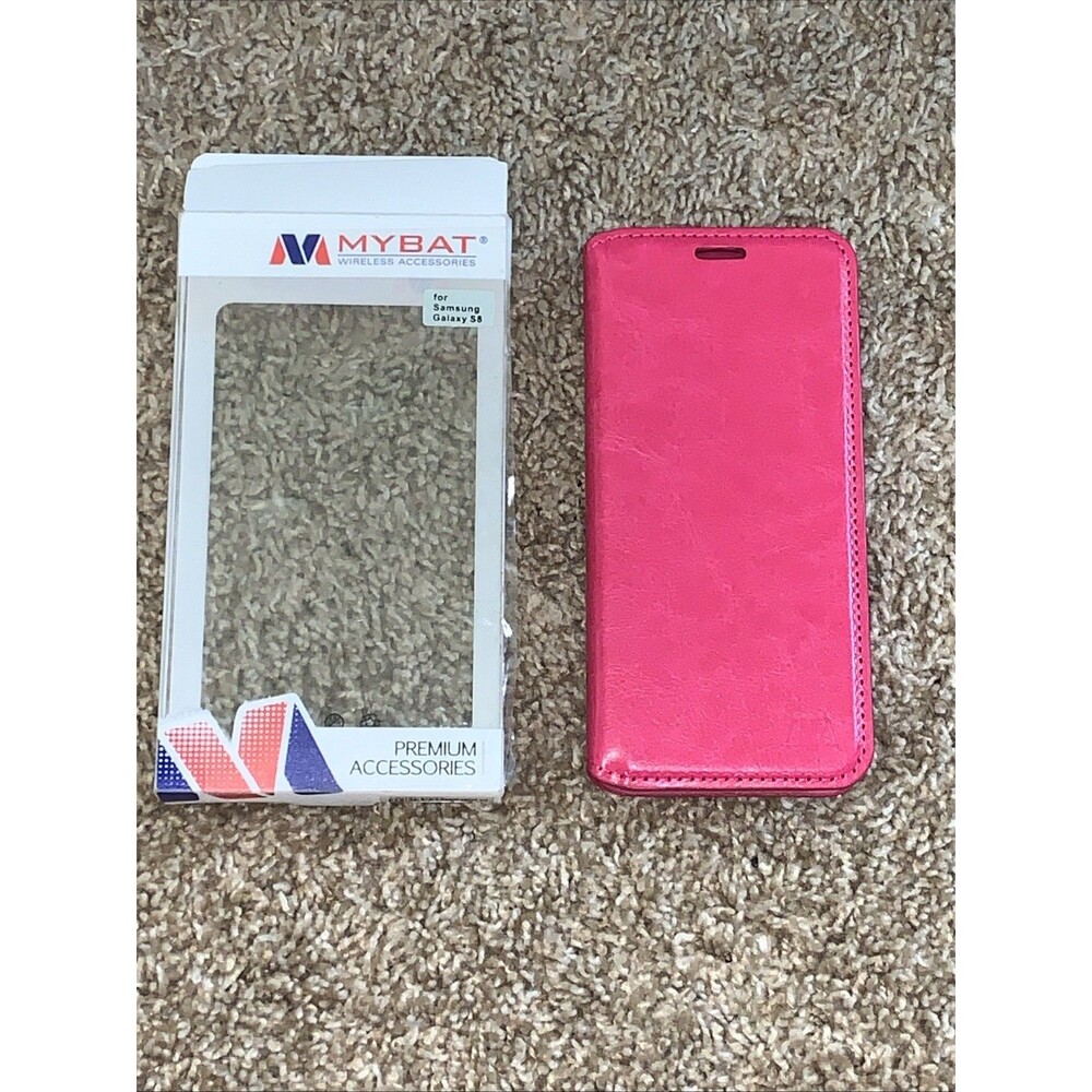 MYBAT Pink Leather Case for Samsung Galaxy S8 New and Unused